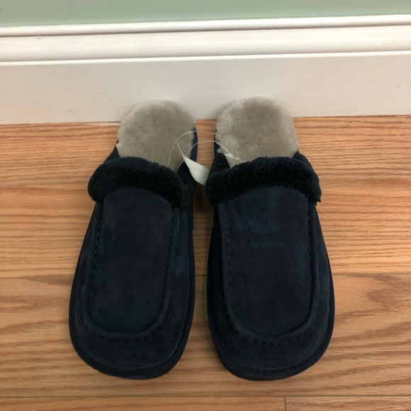 NukNuuk | Men's Leather Slippers | Blue | Various Sizes - Picture 2 of 4